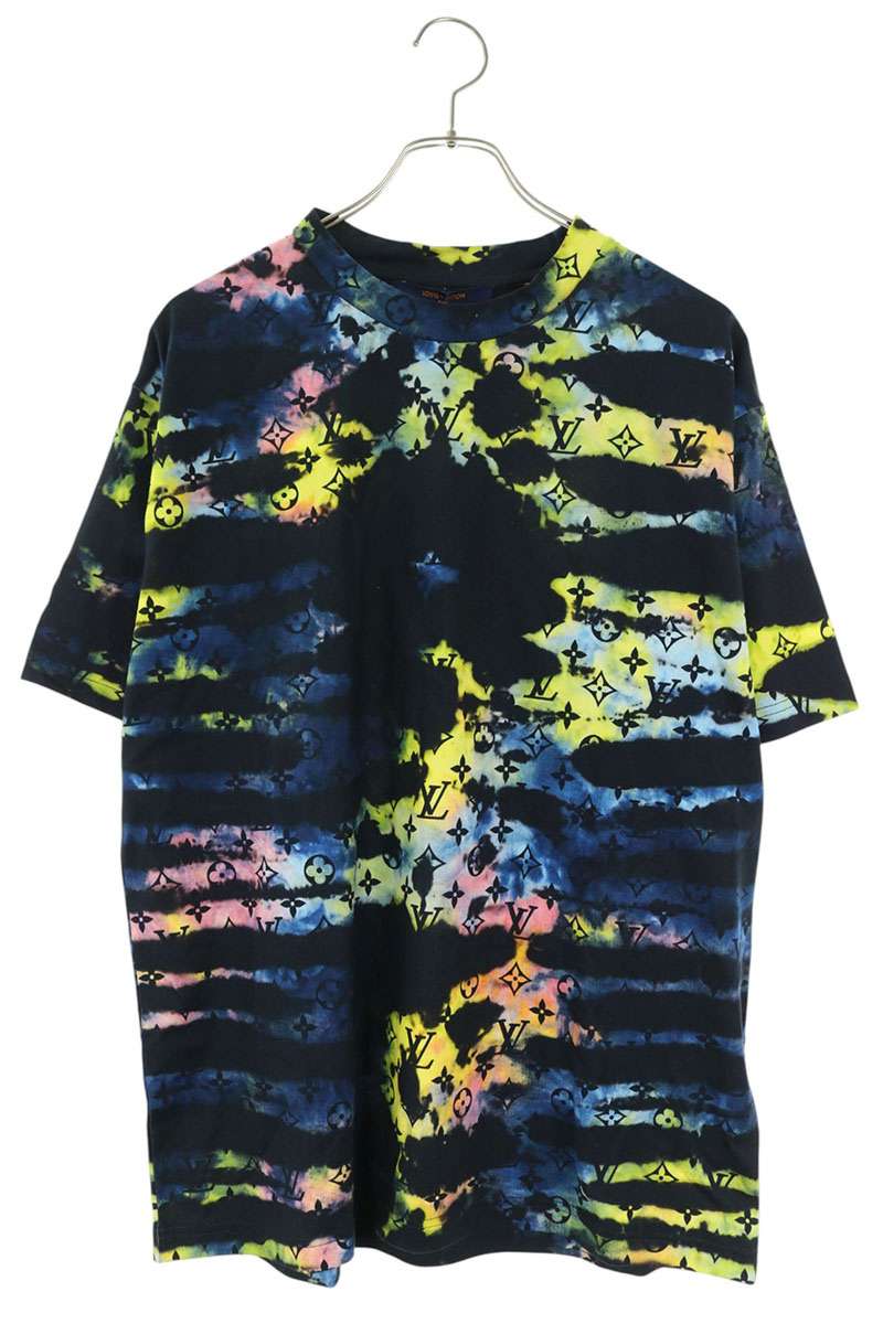 LOUISVUITTON Tie-Dye Monogram Logo T-Shirt Multi Size M