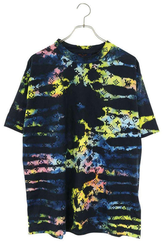 LOUISVUITTON Tie-Dye Monogram Logo T-Shirt Multi Size M