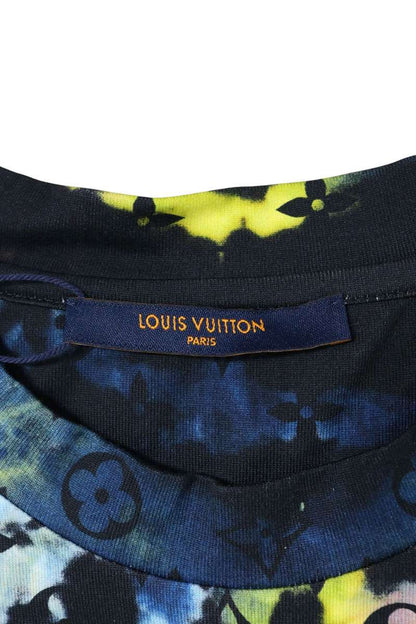 LOUISVUITTON Tie-Dye Monogram Logo T-Shirt Multi Size M