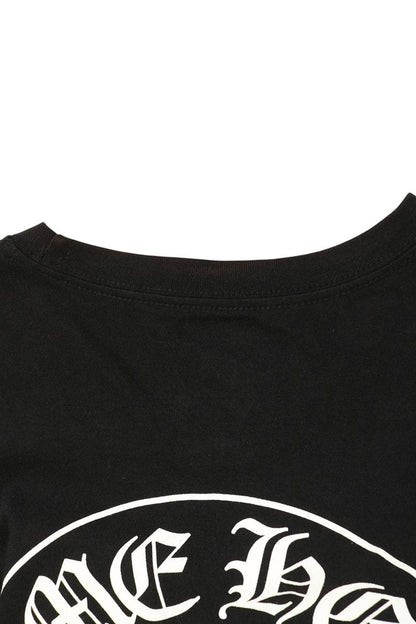Chrome Hearts Back Horseshoe Print T-Shirt Multi Size XL