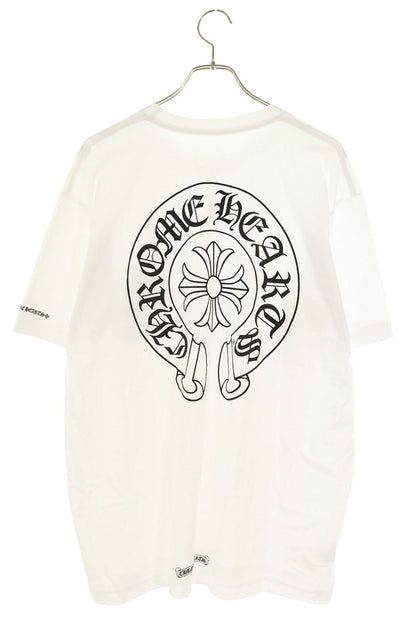 Chrome Hearts Back Horseshoe Print T-Shirt White Size XL