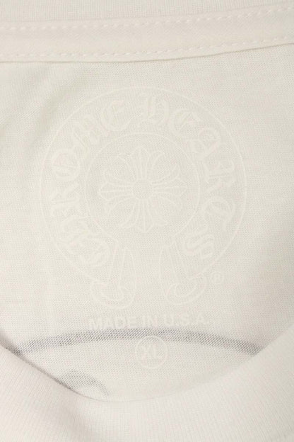 Chrome Hearts Back Horseshoe Print T-Shirt White Size XL