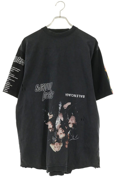 BALENCIAGA Speedhunters Upside Down T-Shirt Black Size 1