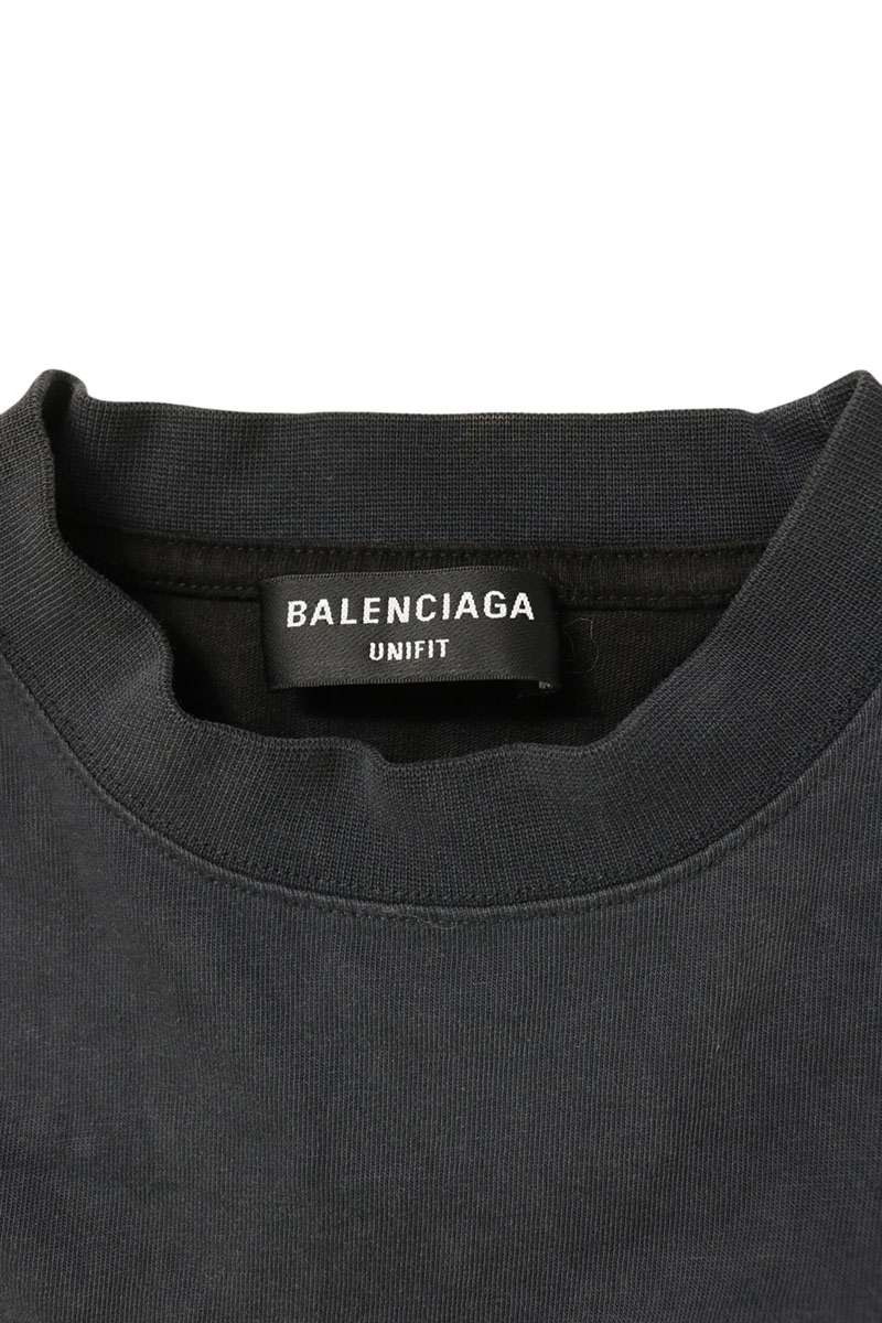 BALENCIAGA Speedhunters Upside Down T-Shirt Black Size 1
