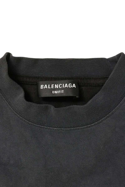 BALENCIAGA Speedhunters Upside Down T-Shirt Black Size 1