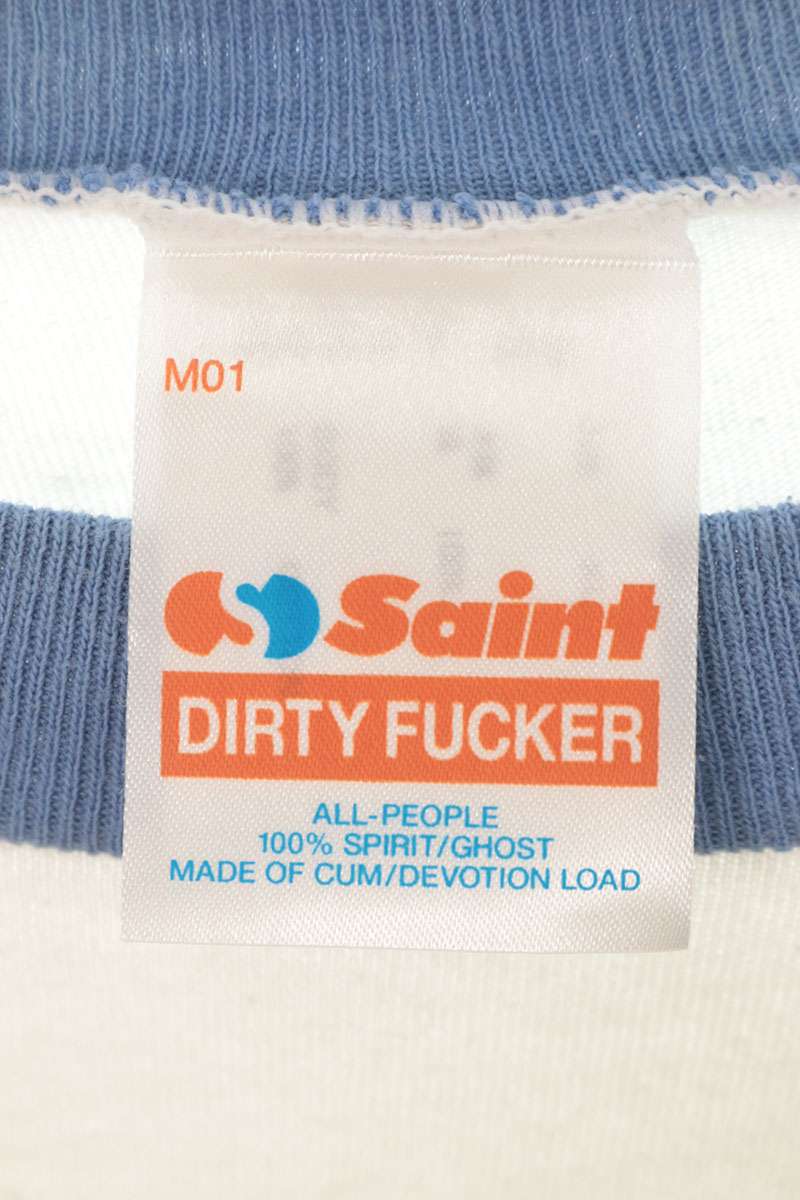 SAINT MICHAEL 26SS Vintage Ringer T-Shirt Size XL