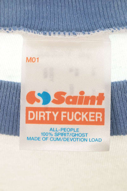 SAINT MICHAEL 26SS Vintage Ringer T-Shirt Size XL