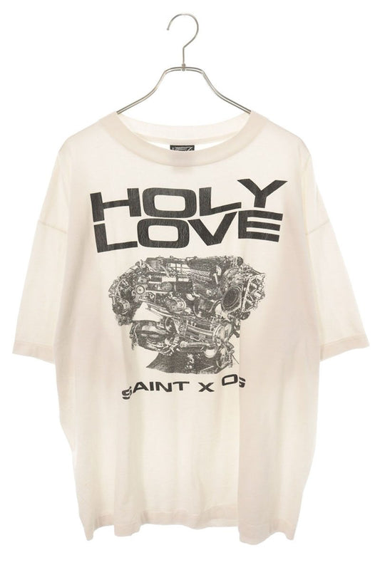 SAINT MICHAEL 26SS HOLY LOVE T-Shirt White Size XL