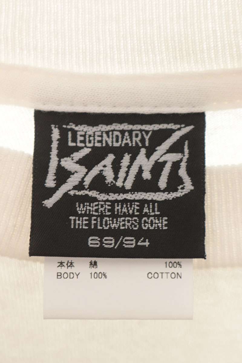 SAINT MICHAEL 26SS HOLY LOVE T-Shirt White Size XL