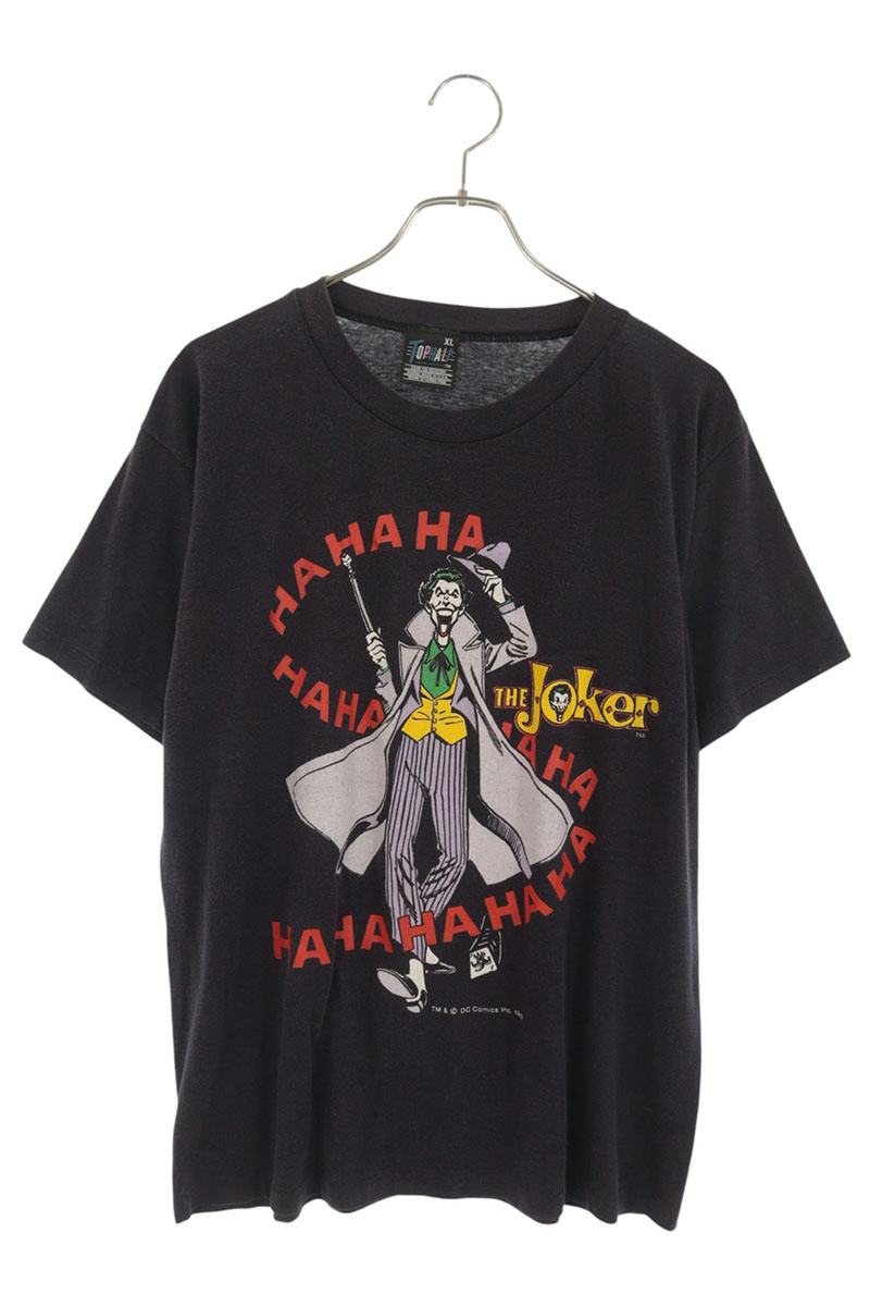 VINTAGE Joker Character Print T-Shirt Black Size XL