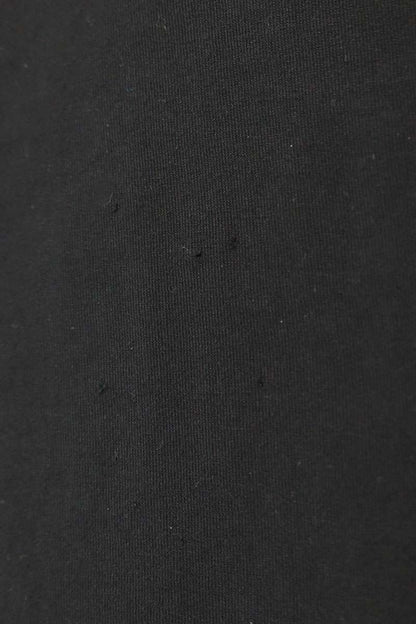 CELINE Rhinestone Logo Print T-Shirt Black Size L