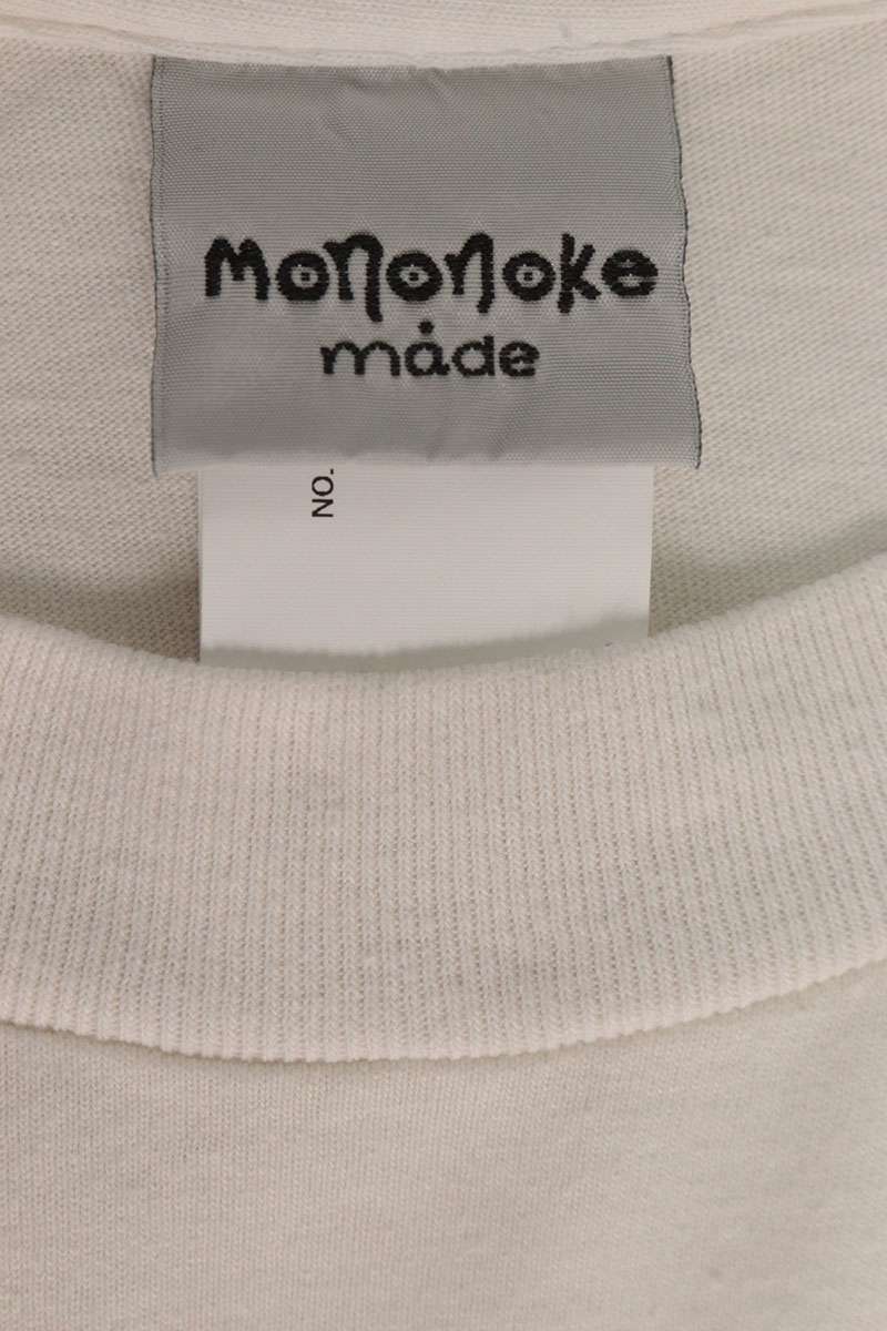 Mononoke Made 26SS Front Logo Cotton T-Shirt White Size XL