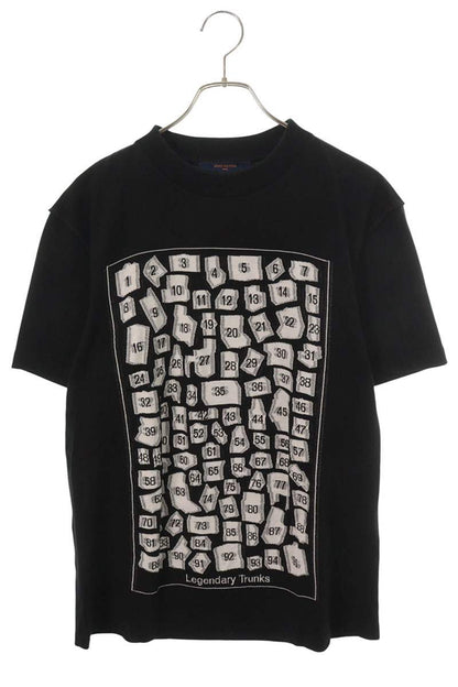 LOUISVUITTON 22AW Trunk Knit T-Shirt Black White Size M