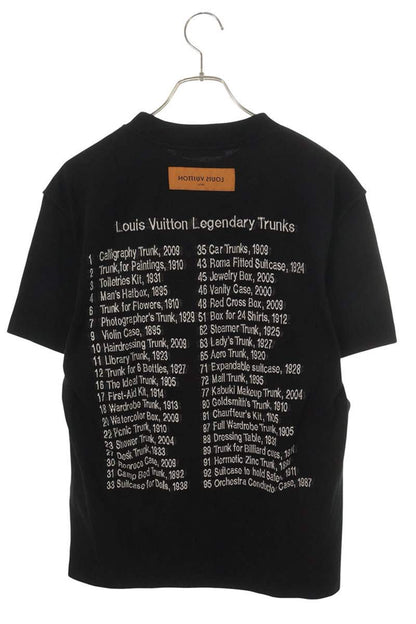LOUISVUITTON 22AW Trunk Knit T-Shirt Black White Size M