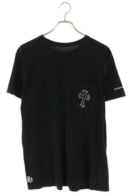 Chrome Hearts Back CH Cross Print T-Shirt Black Size M