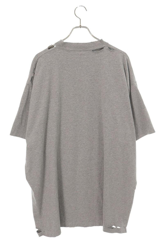 BALENCIAGA Planet Earth Oversized T-Shirt Gray Size 4