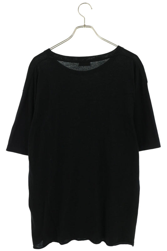 SAINT LAURENT PARIS Black Logo Print T-Shirt Size M
