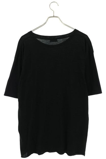 SAINT LAURENT PARIS Black Logo Print T-Shirt Size M