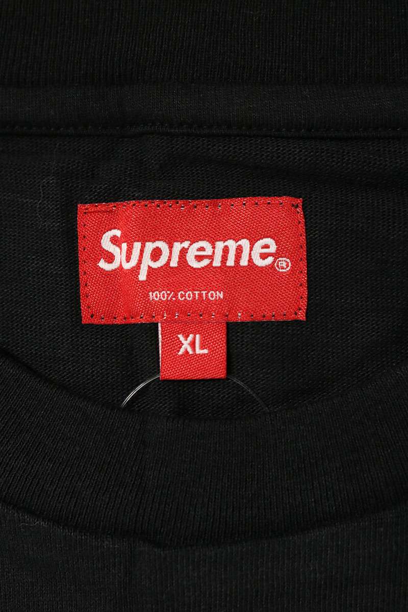 SUPREME S S Pocket Tee Black Size XL