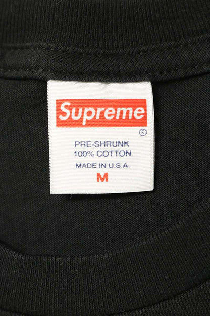 SUPREME 23SS Arabic Logo Print T-Shirt Black Size M