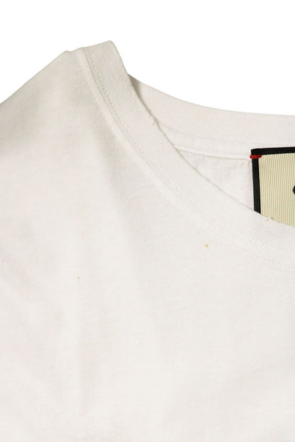 GUCCI White Logo Print T-Shirt Size XL