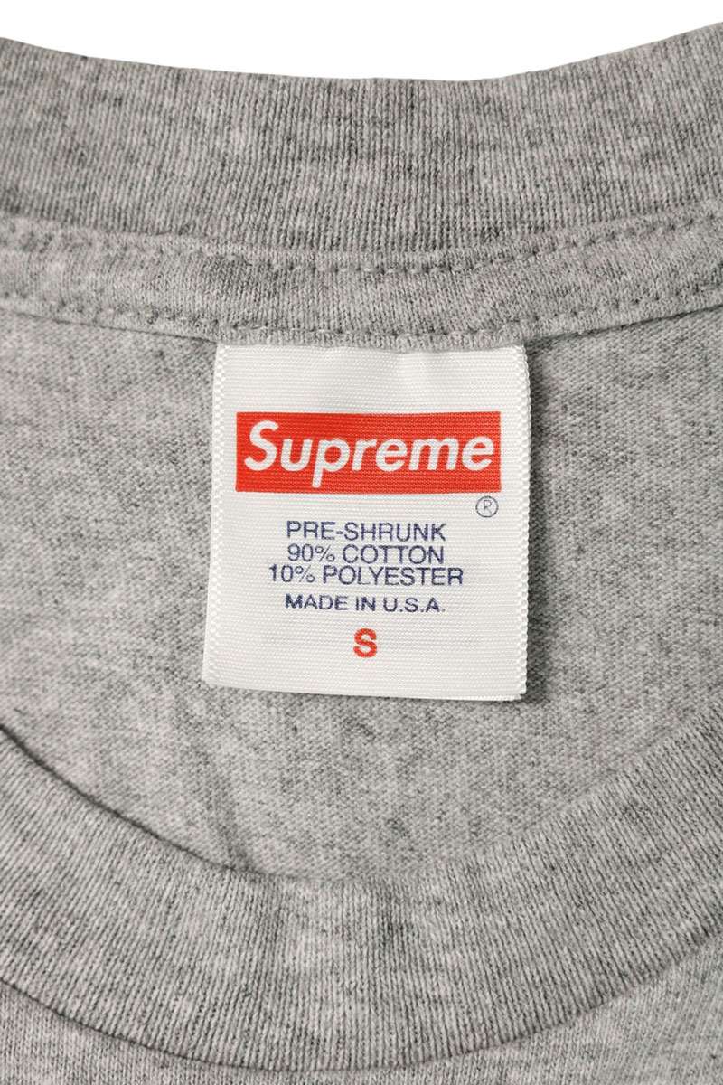 SUPREME 23SS Gray Mont Blanc Tee Size S