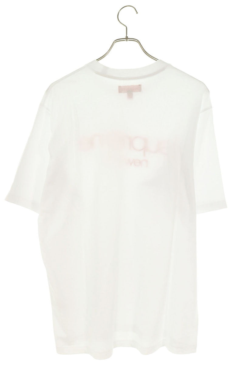 SUPREME 23AW White Classic Logo Embroidered T-Shirt Size S