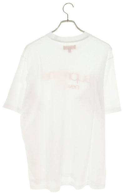 SUPREME 23AW White Classic Logo Embroidered T-Shirt Size S