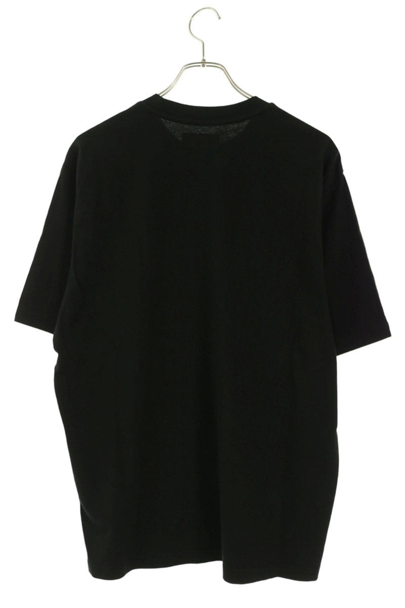 SUPREME 23AW Black Classic Logo Embroidered T-Shirt Size S