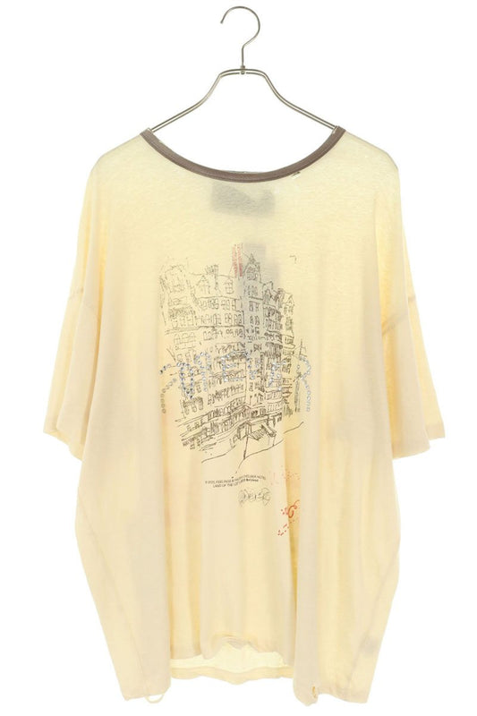 Paly Hollywood CHELSEAY HOTEL Graphic Ringer T-Shirt Size L