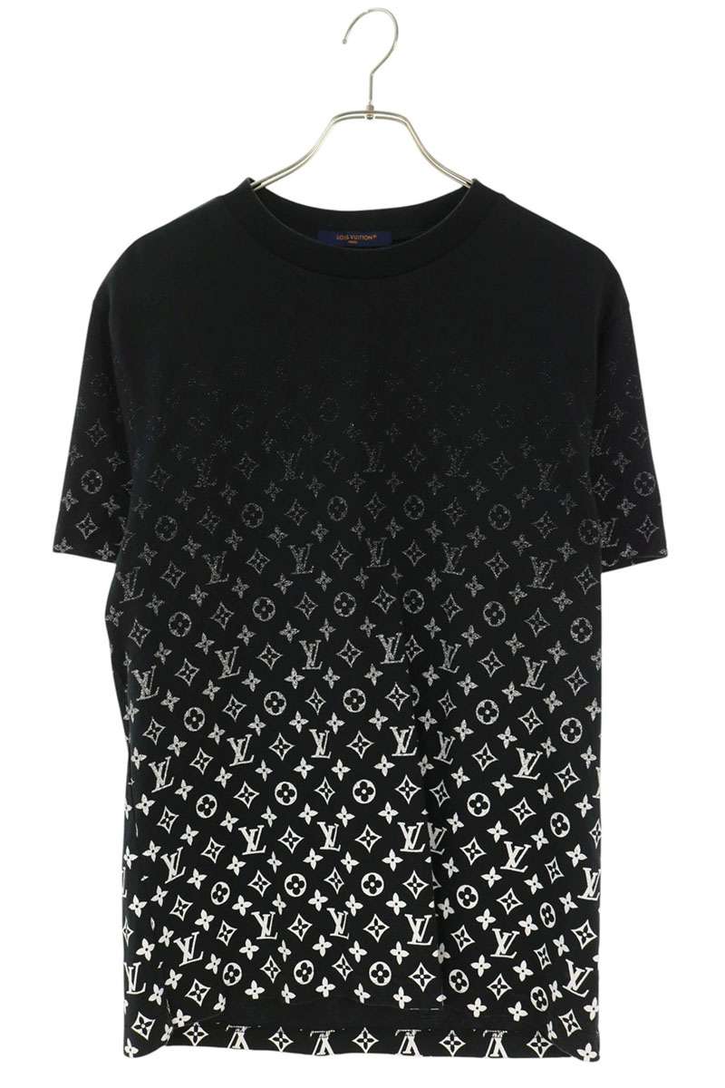 LOUISVUITTON Black Monogram Gradient T-Shirt Size M