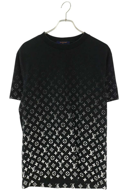 LOUISVUITTON Black Monogram Gradient T-Shirt Size M