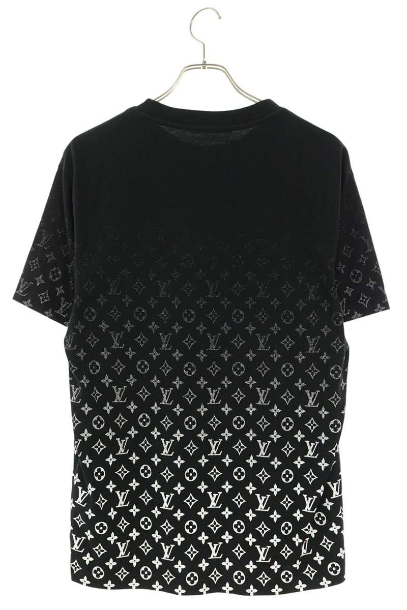 LOUISVUITTON Black Monogram Gradient T-Shirt Size M