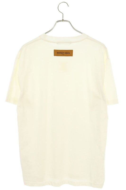 LOUISVUITTON LV Debossed T-Shirt White Size M