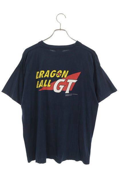 VINTAGE Dragon Ball GT Goku Print T-Shirt Navy Size L