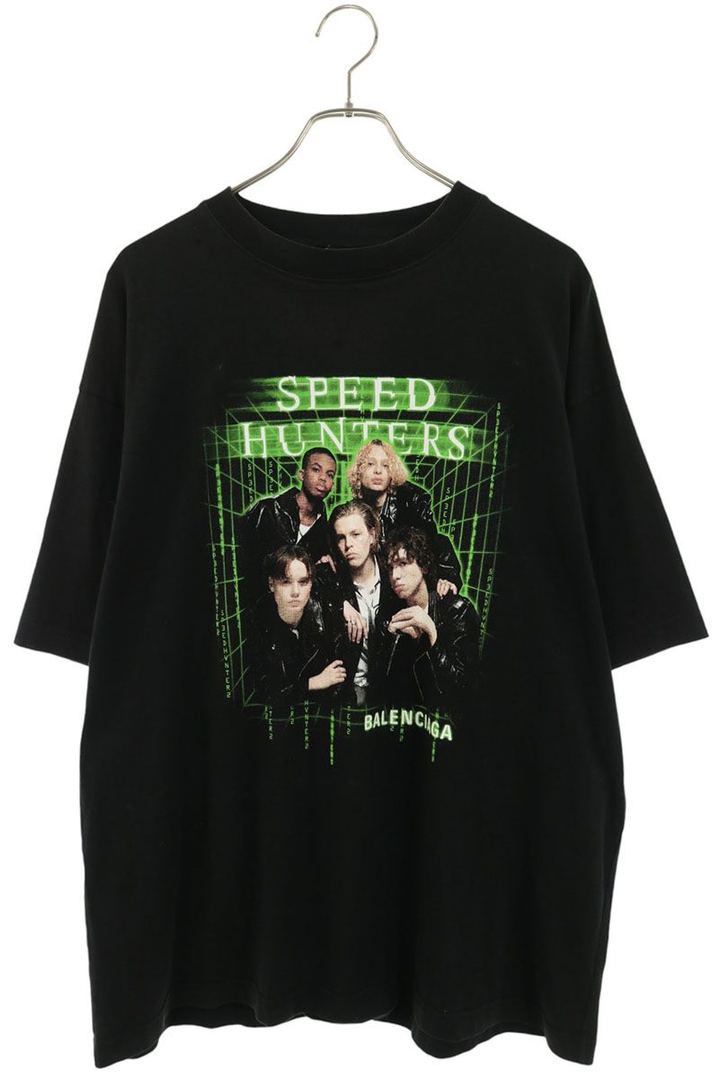 BALENCIAGA Speedhunters Print Cotton T-Shirt Size S