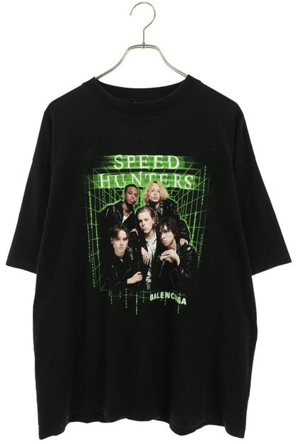 BALENCIAGA Speedhunters Print Cotton T-Shirt Size S