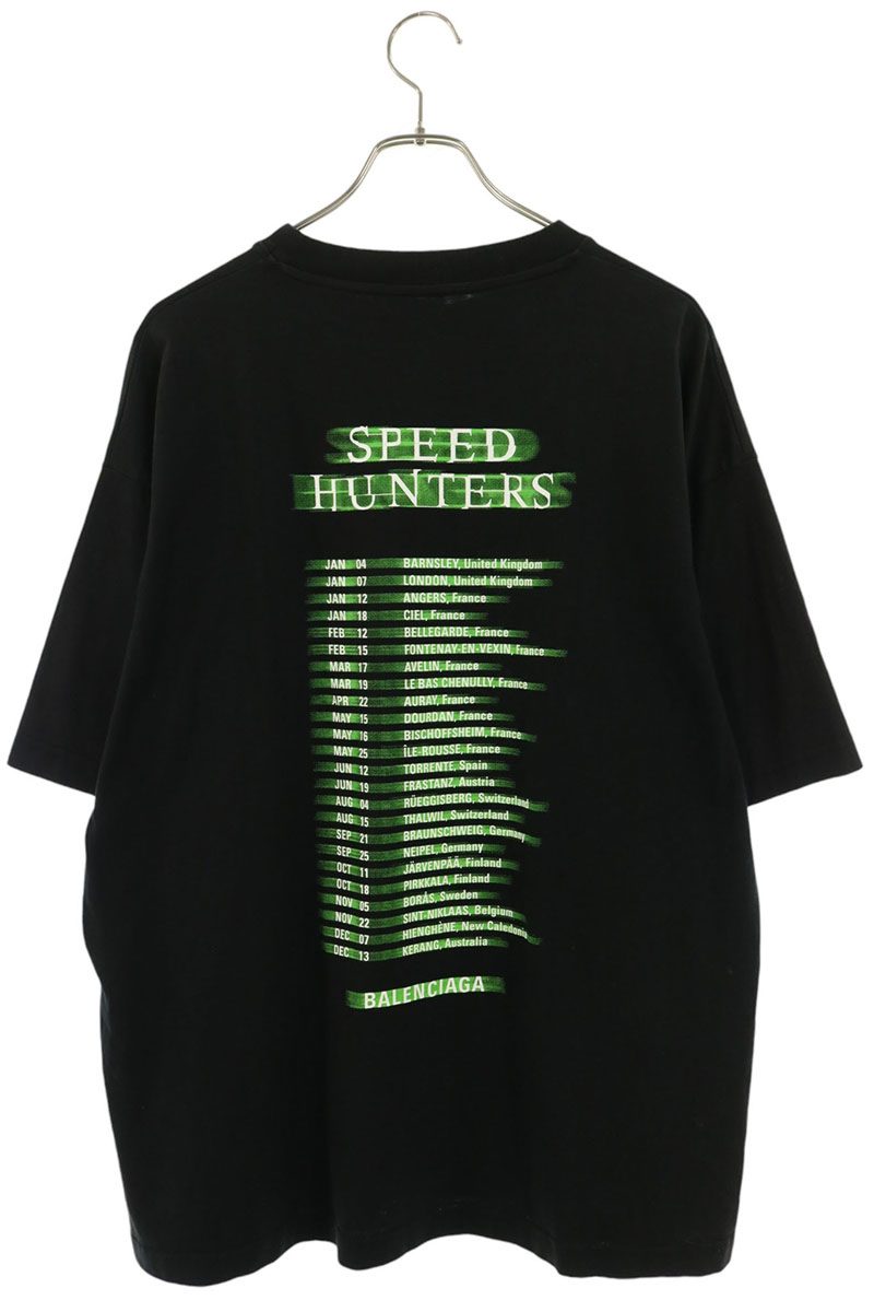 BALENCIAGA Speedhunters Print Cotton T-Shirt Size S