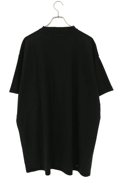 BALENCIAGA Destroyed Inside Out T-Shirt Black Size 2
