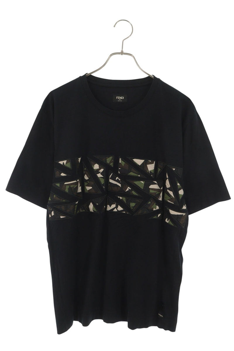FENDI Bugs Eye T-Shirt Black Size S