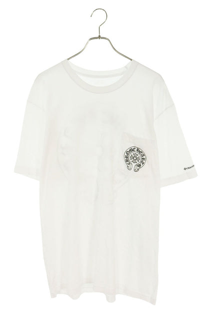 Chrome Hearts Back Horseshoe Print T-Shirt White Size XL