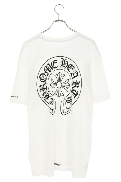 Chrome Hearts Back Horseshoe Print T-Shirt White Size XL