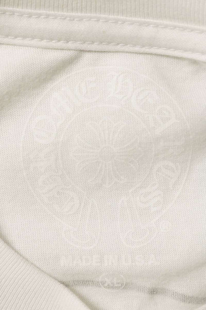 Chrome Hearts Back Horseshoe Print T-Shirt White Size XL