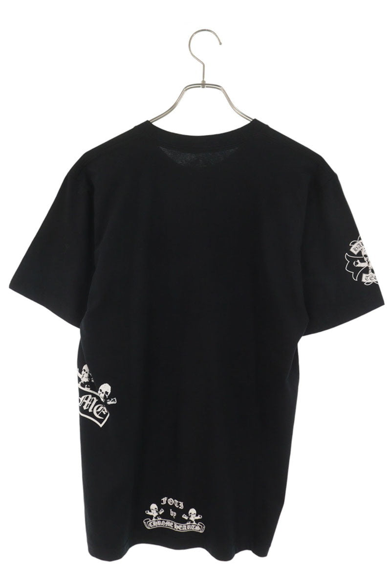 Chrome Hearts Foti Print Cotton T-Shirt Black Size M