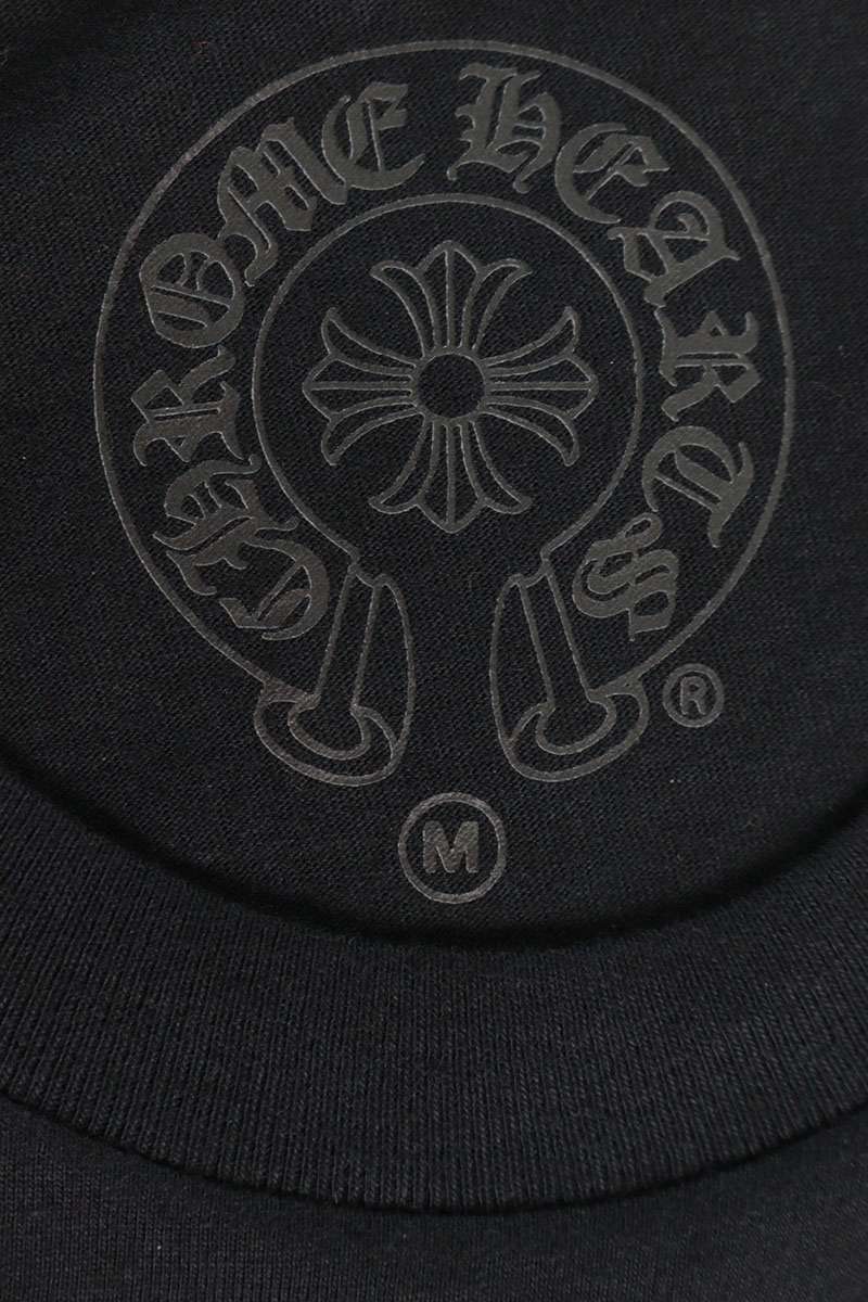 Chrome Hearts Foti Print Cotton T-Shirt Black Size M