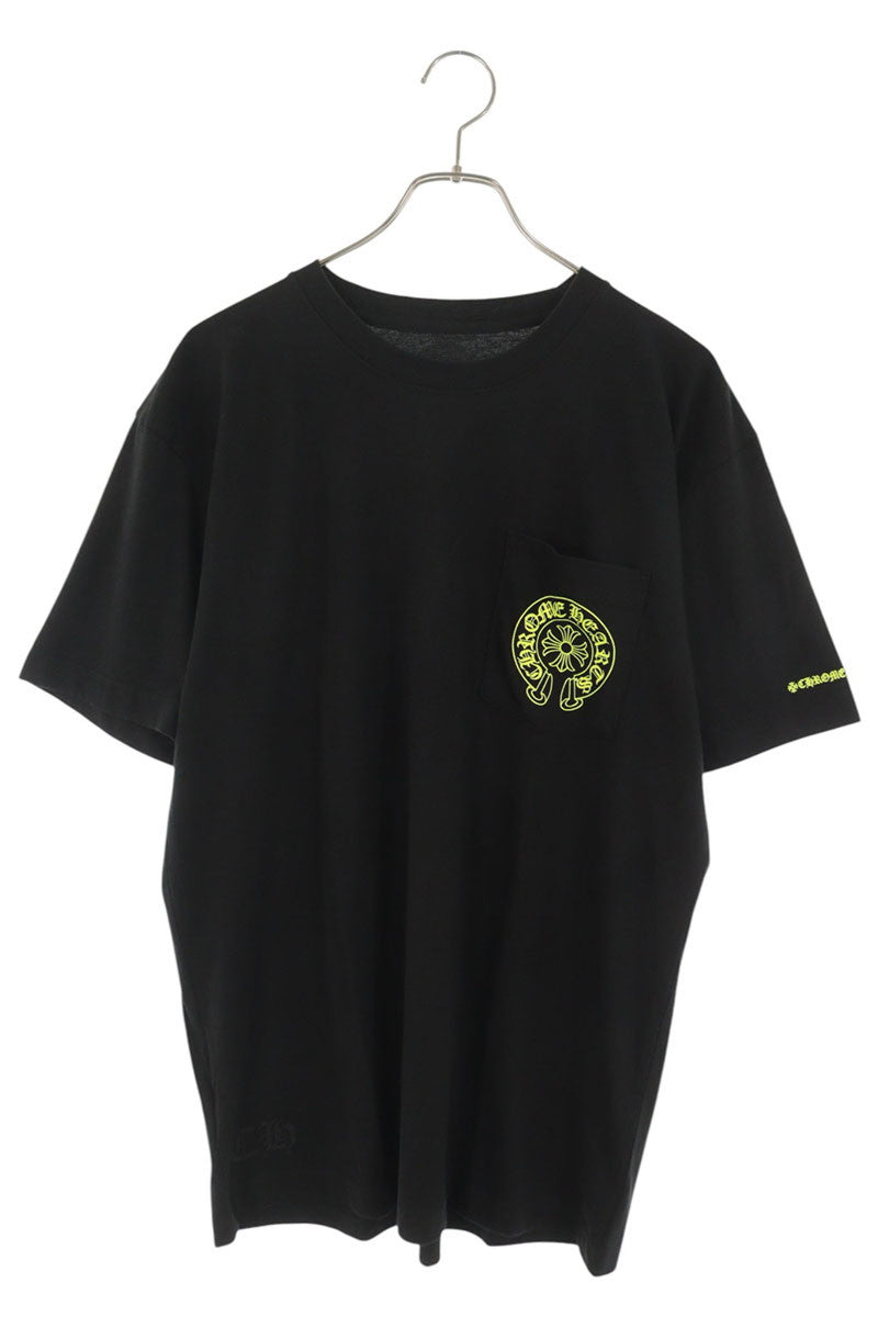 Chrome Hearts Horseshoe Tee Black Yellow Size L