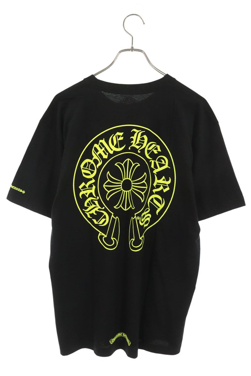 Chrome Hearts Horseshoe Tee Black Yellow Size L