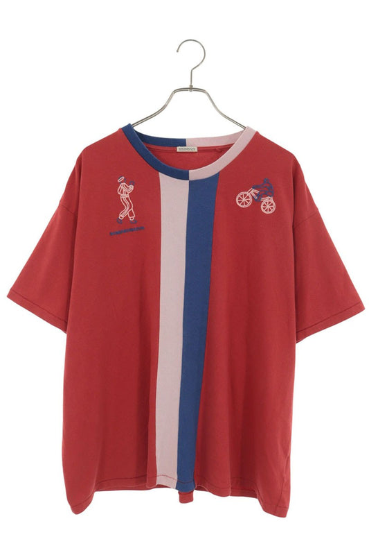 BODE RECREATION Reconstructed T-Shirt Red Size XXL