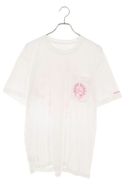 Chrome Hearts Back Horseshoe Print T-Shirt White Size L