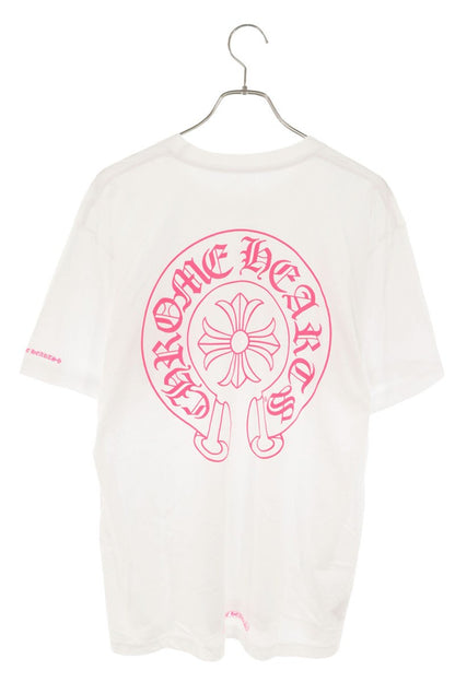 Chrome Hearts Back Horseshoe Print T-Shirt White Size L